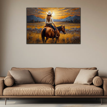 Girls Shining in Their Own Light (Rectangle Wrap Canvas Design)