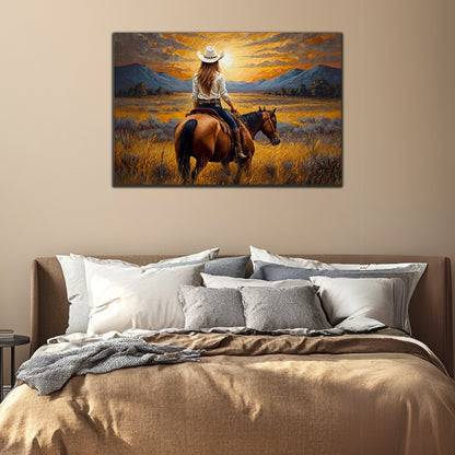Girls Shining in Their Own Light (Rectangle Wrap Canvas Design)